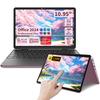 Laptop with Office Lightweight Tablet 1920x1200 sRGB Facial Weighs Just 2 Megapixel Bluetooth Transfer No Setup Windows 11 Japanese Keyboard Cover