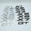 1pcs 3D ABS X1 X2 X3 X4 X5 X6 X7 GT Car Letter Rear Tailgate Trunk Decals Emblem Badge Sticker Decal Styling Auto Accessories