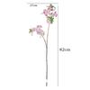 Simulation Cherry Blossom Long Branch 2 Fork Peach Blossom Branch Wedding Decoration Landscaping Ornaments Artificial Flowers