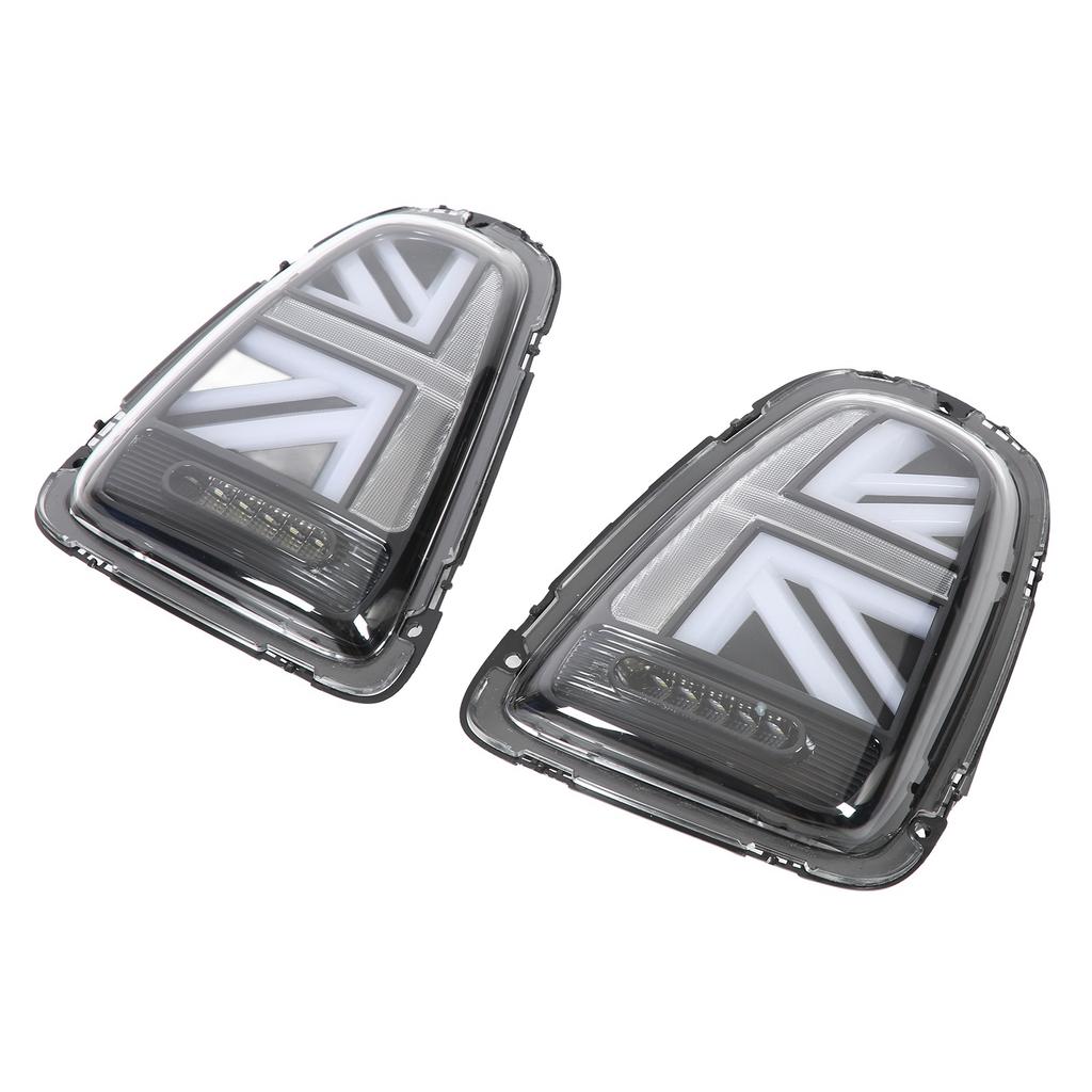 VLAND for JCW Union Jack Full LED Tail Lights Clear Lens Replacement for Cooper R56 R57 2007?2013