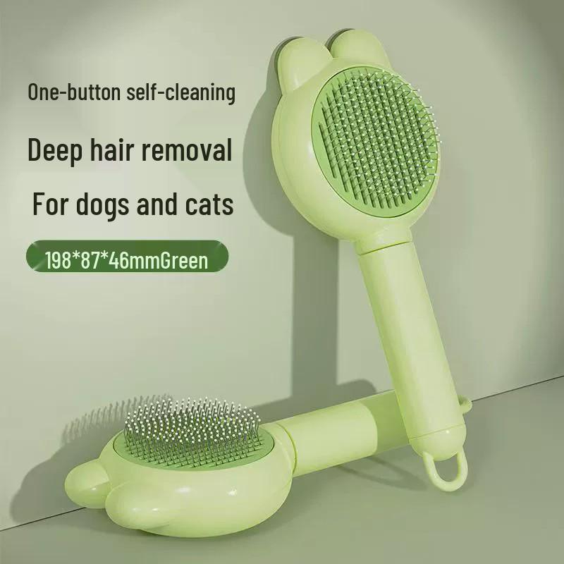 Multi-Purpose Flea Comb for Dogs and Cats - Fine-Toothed Plastic & Steel Needle Design