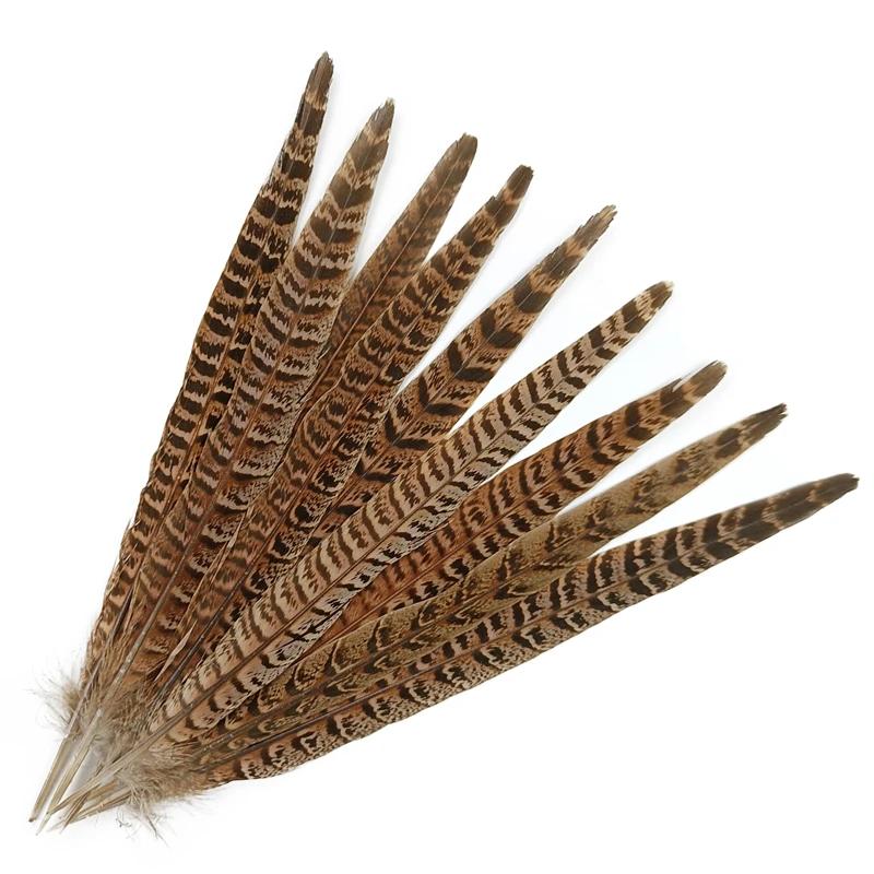 Colorful Pheasant Feathers Table Centerpieces Handicraft Accessories 25-30Cm Natural Plumes Diy Headdress Decoration