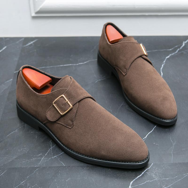 Fashion 2024 New High Quality Handmade Oxford Dress Shoes Footwear Wedding Formal Italian Shoes Hot Social Office Pointed Suede Loafers