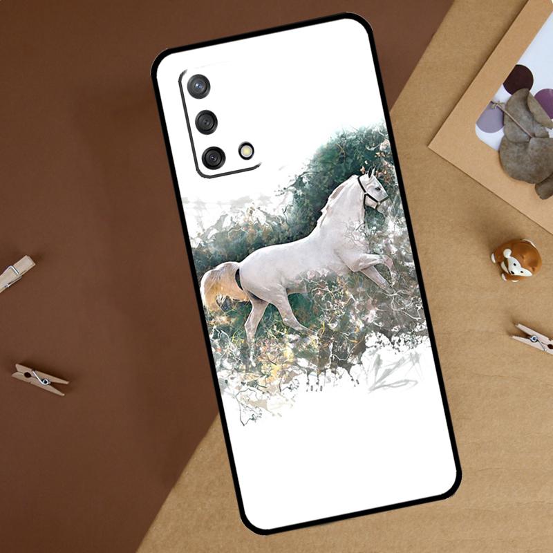 Laufendes Pferd Tier Für Oppo A40 A60 A80 A74 A94 A54 A18 A38 A58 A78 A98 A16 A76 A96 A15 A57S A17 A77 Handyhülle
