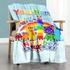 Numberblocks Personalized Name Blanket Cozy Customizable Blanket Soft Warm Cozy Suitable for Sofa Bedding Nap Picnics Ideal for All Seasons