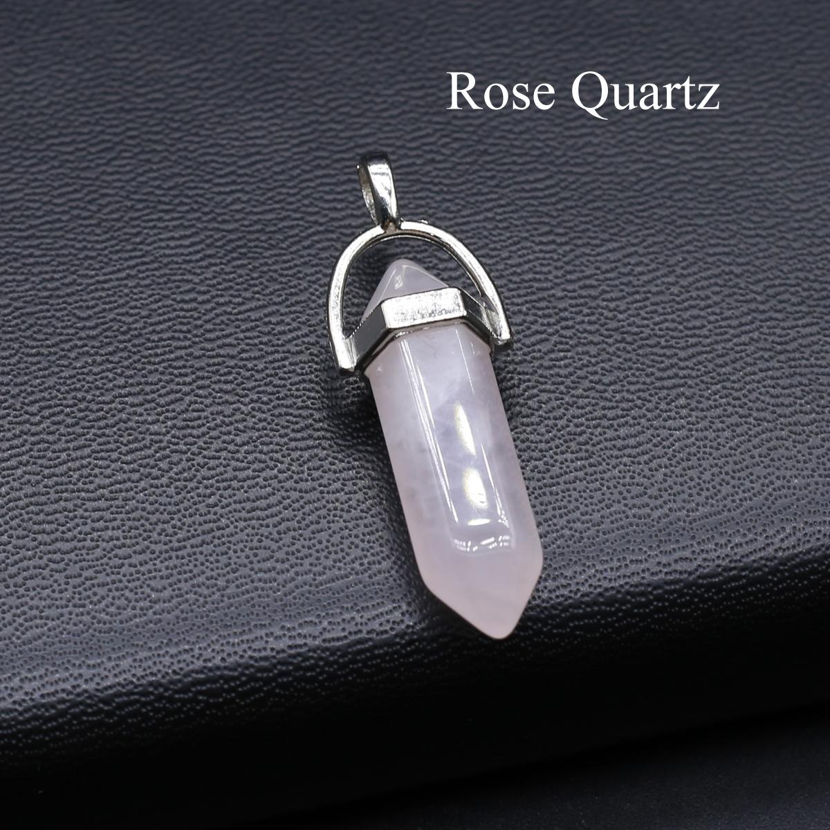 

1шт натуральный камень шестиугольный конус кулон, рейки целебные кристаллы агат драгоценные камни подвески для DIY женщин мужчин ожерелье ювелирные аксессуары, очень дешево 1Pc/13×40mm