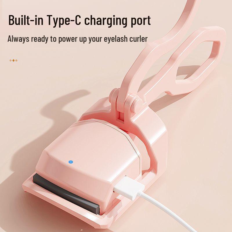 **"Newbie 0.8 to Hand Electric Heating Eyelash Curler - Portable and Efficient"**
