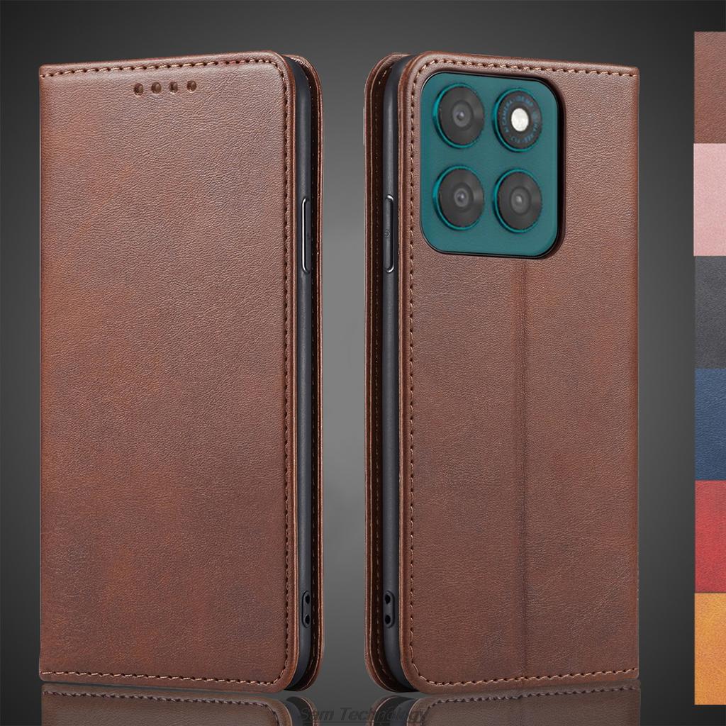 Magnetic Attraction Leather Case for Motorola Moto G67 / G77 Holster Flip Cover Case Wallet Phone Bags Capa Fundas Coque