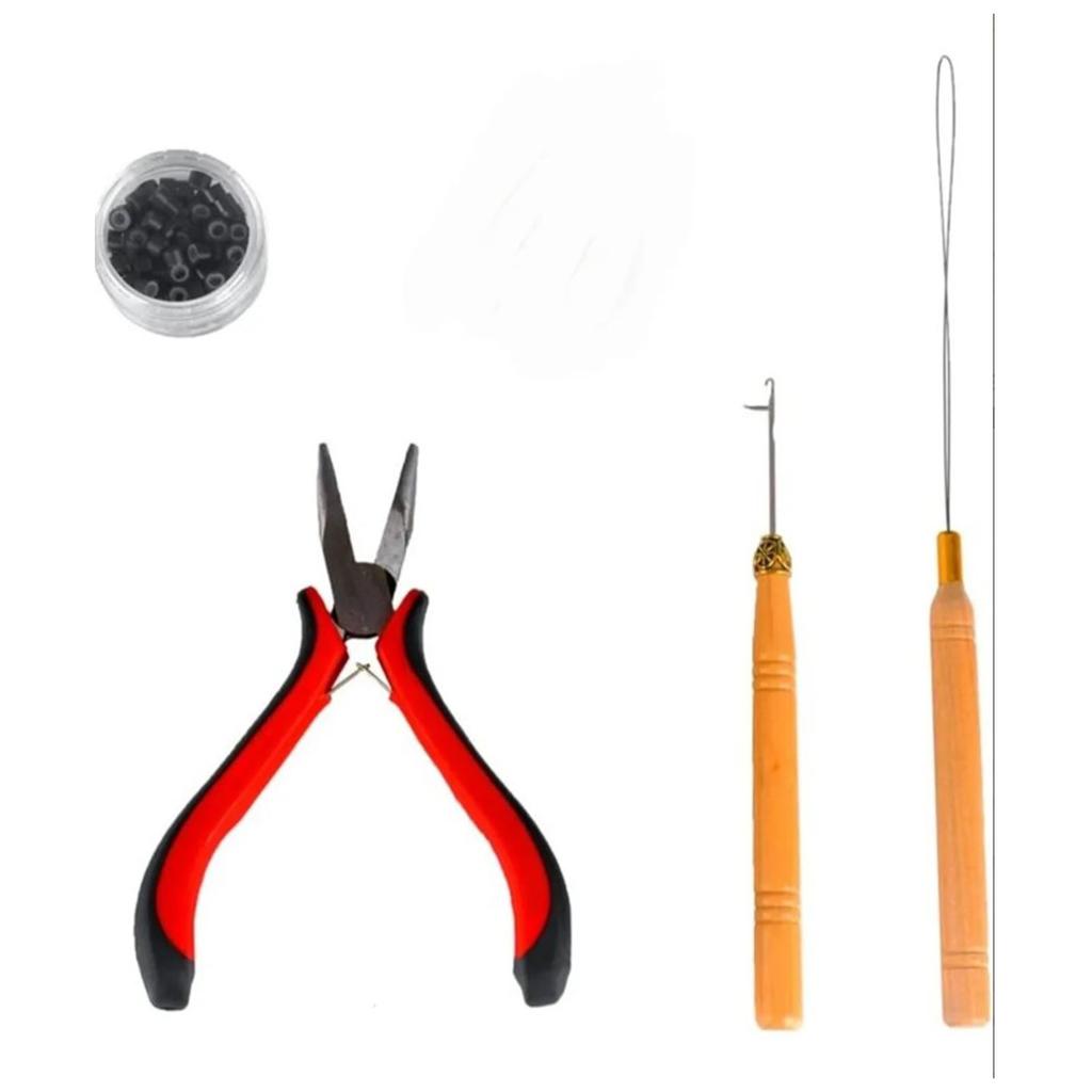 4Pcs Wig Pliers Tools Set Robust Lightweight Wig Hair Extensions Pliers Kit for Salon Living Room