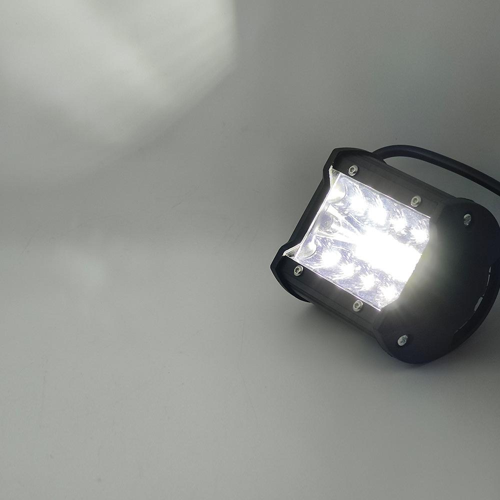 2pcs 4 Inch 60w Led Offroad Work Light Triple Spot Beam Driving Lamp For Suv Car Truck 4x4 Modification Fog Light Universal Fit 12v