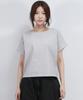 Deumakeu Stripe Mini French Short Sleeve Shirt Black