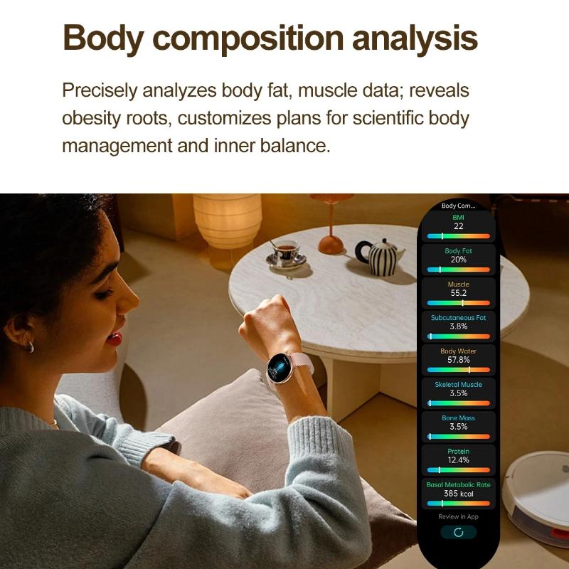 2026 New Women AI Nursing Grade Smart Diagnosis Smart Watch HRV+ECG Uric Acid Blood Oxygen Health Monitor IP68 Waterproof Sports Smartwatches