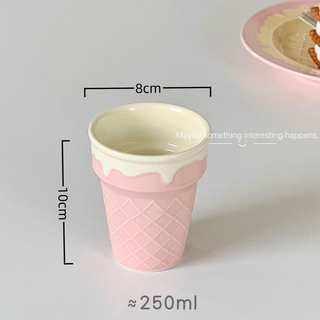 Cute Ceramic Bowls Yogurt Bowl Creative Dessert Tableware Serving Bowl  Household Dishes