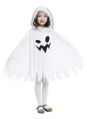 Ghost Costume For Boys And Girls With Hood And Halloween P color_name