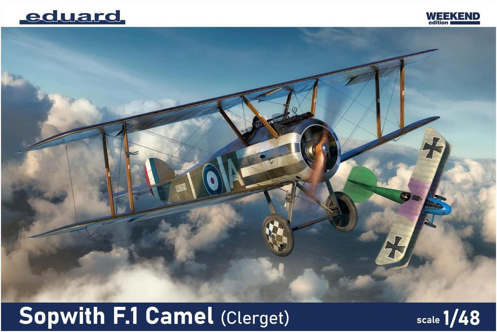 Eduard Weekend Edition Royal Air Force Sopwith Camel Clerge Engine Plastic Model EDU8486 1/48 F.1