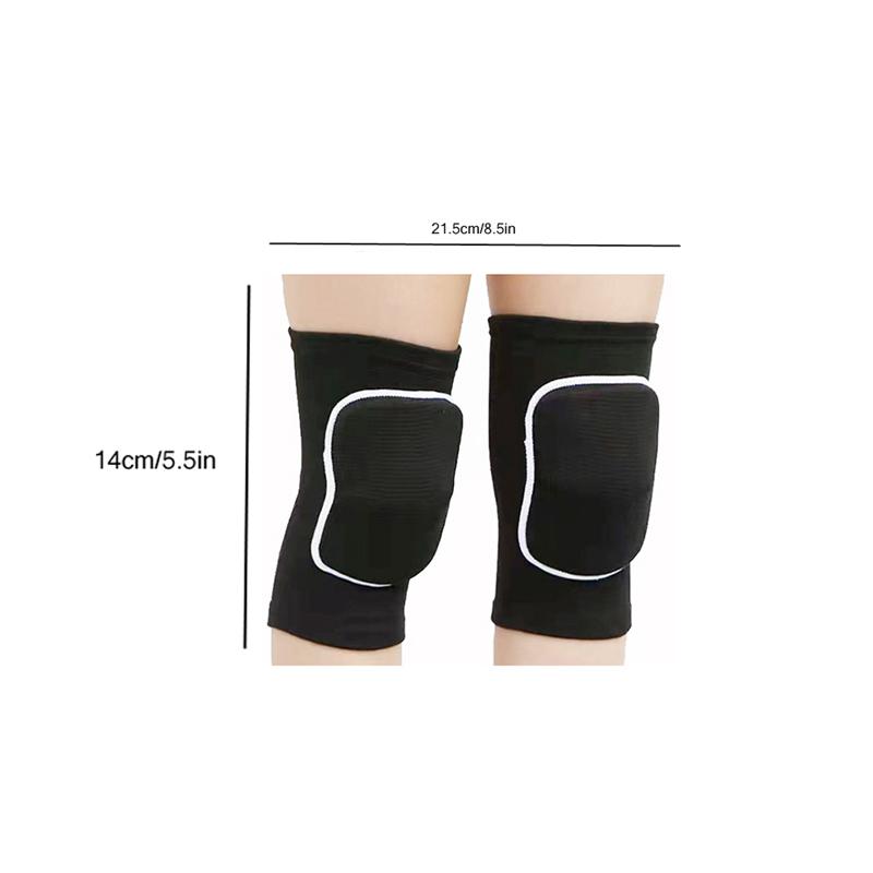 1Pair Dance Sponge Knee Pad Warm Volleyball Dance Kneel Anti Collision Exercise Thicken Knee Pad Sports Dance Knee Pad Skating