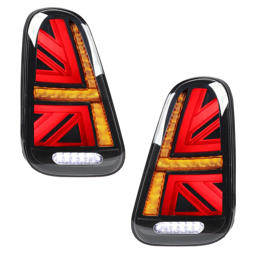 Union   Tail Lights With Dynamic Turn Signal Rear Brake Lamp for   R50 R52 R53