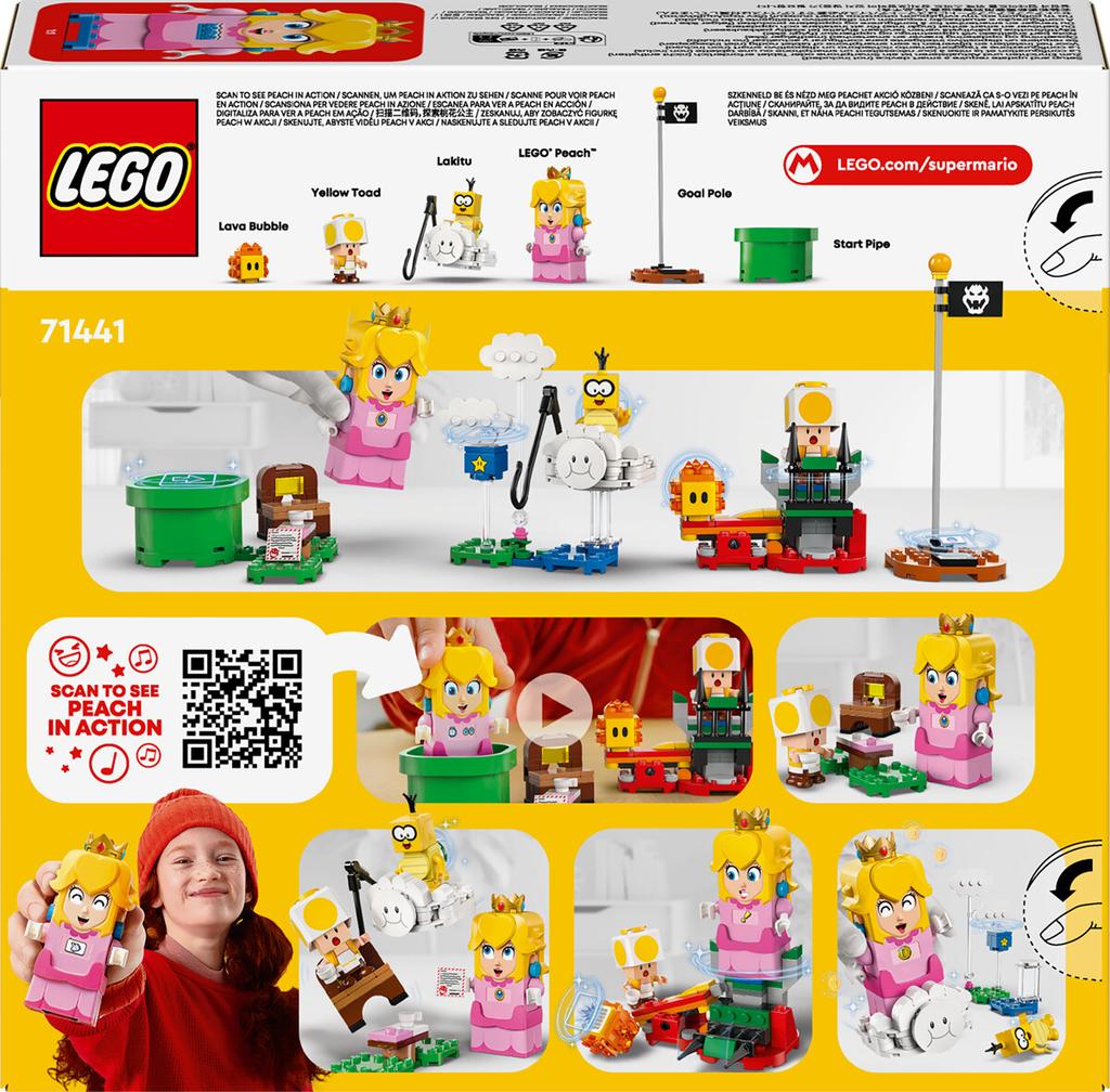 LEGO Super Mario Building Set – Adventure with Interactive Peach (71441)