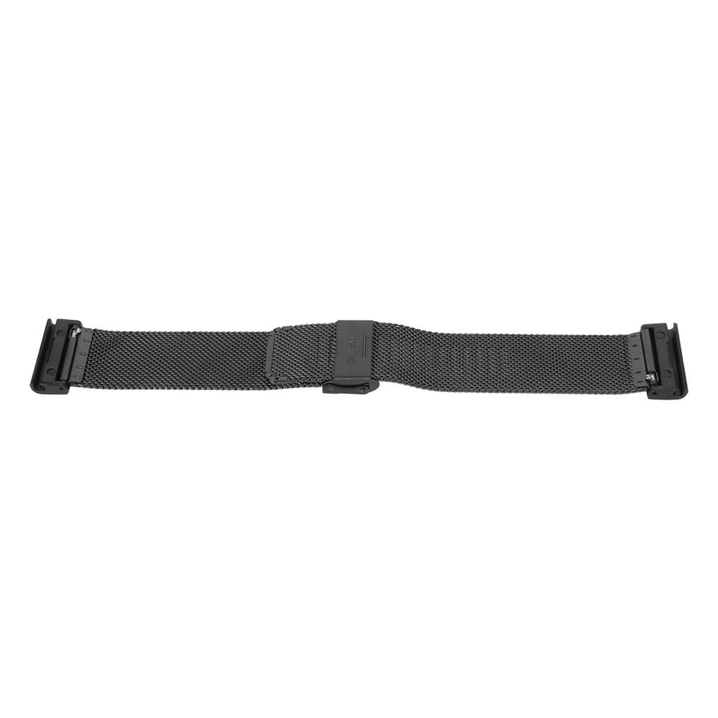 Stainless Steel Mesh Watch Strap Adjustable Quick Release Watch Band 26mm Fit for Garmin Fenix 7X 6X 5X Black