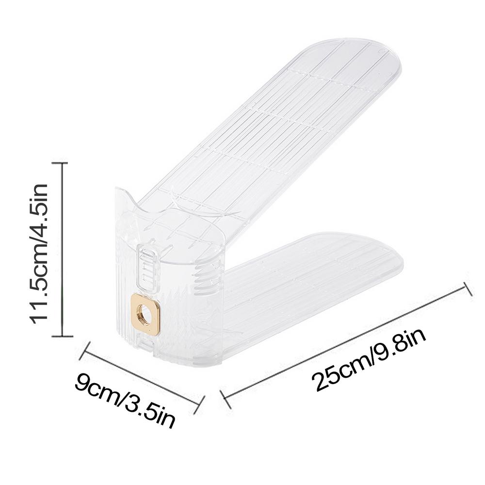Shoe Slot Organizer 2X Double Layer Shoe Holders Shoe Storage Rack For Closet Organization Shoe Slots Organizer Double Deck Shoe