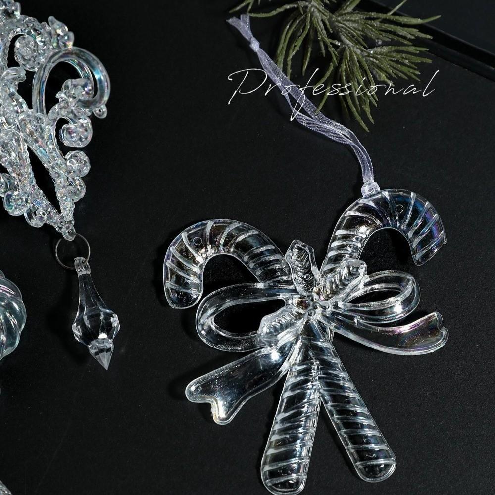 New Transparent Christmas Tree Hanging Ornaments Acrylic Xmas Tree Decorations Christmas Ornaments Christmas Tree Decorations