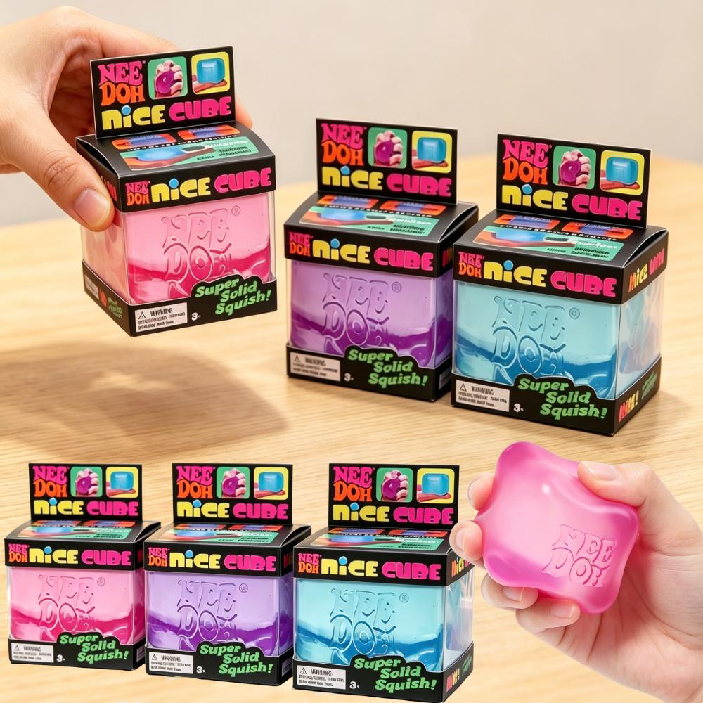 Heiße Verkäufe Schylling Needoh Schöner Würfel, Sensorische Spielzeuge, Anti-Stress-Blöcke, Stressabbau Puzzle, Druckentlastung, Souvenir für Kinder