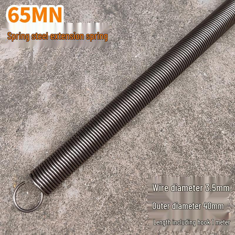 Durable Spring Steel Extension Spring with Hook, Length: Various, Tensile Strength: High, Wire Diameter: 0.5~4mm, Outer Diameter: 4~45mm