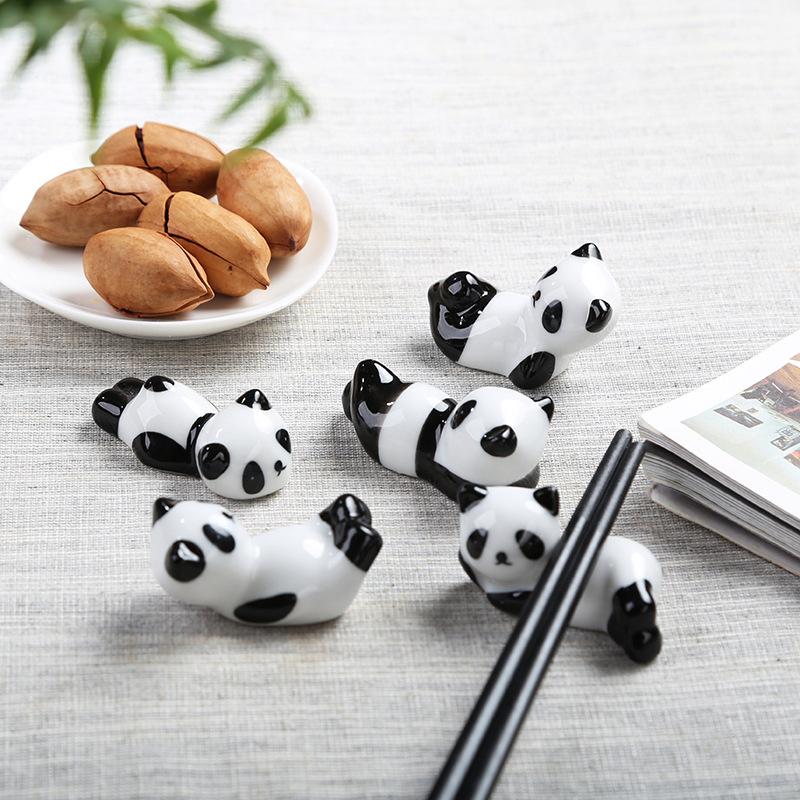 Ceramic Creative Chopsticks Rack Chopsticks Holder Home Dining Table Decoration Small Ornaments Hotel Restaurant Table Pen Shelf