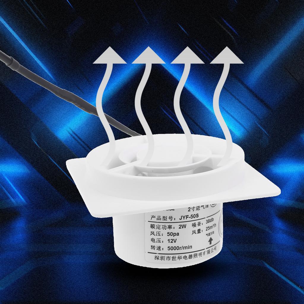 Nízká hlučnost Výkonná tichá ventilace Odtahový ventilátor Koupelna Nízkohlučné větrací otvory Vhodné pro psí boudy Oprava AC100 240V 38db