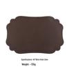 Nordic Retro Faux Leather Placemat: Waterproof, Oil-Proof, Insulated, Anti-Scald Table Mat for Household Use