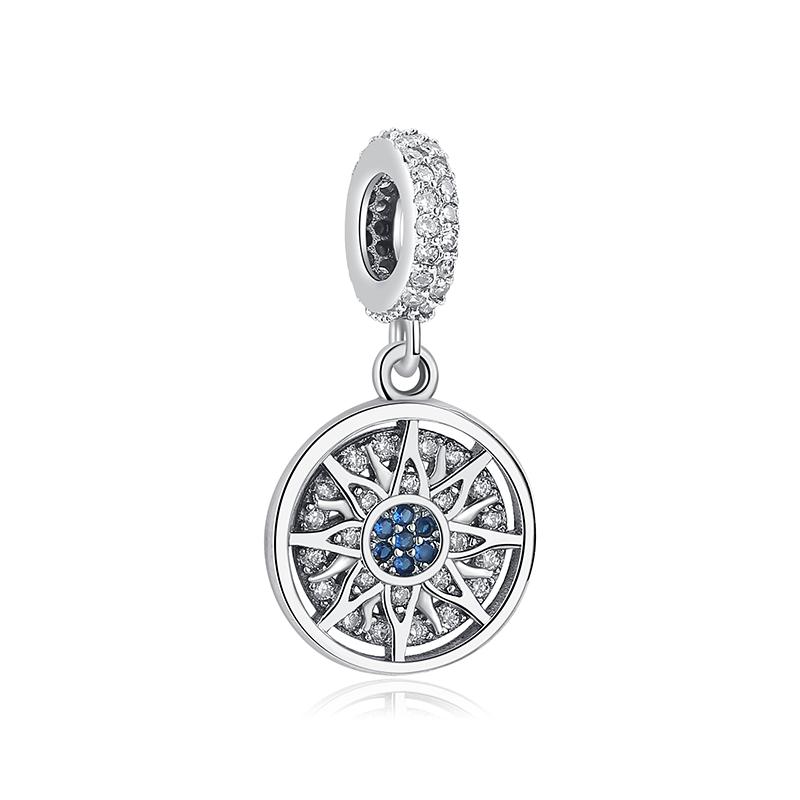 925 Silver Charm Love Star Moon Sun Spaceman Pendant Beads Charms Fit Original Bracelets Necklaces Jewelry For Women