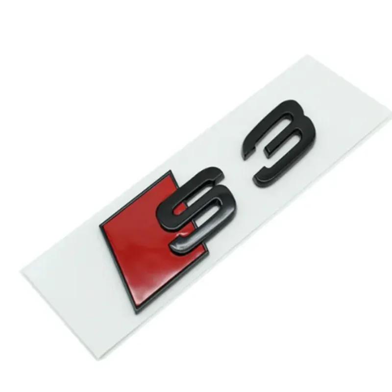 Audi Auto Heckklappe Emblem Logo Plakette Aufkleber für audi S3 S4 S5 S6 S7 S8 Buchstaben Zahl Emblem Sport S-Klasse Umbau
