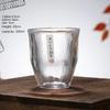 Japanese Household Japanese Style Handmade Smudge Cloud Hammer Pattern Glass Water Glass Wine Glass Teacup 1PC