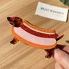 Acetic Acid Sausage Dog Hair Clip Animals Cartoon Hairpin Sweet Dachshund Hair Claw  Travel