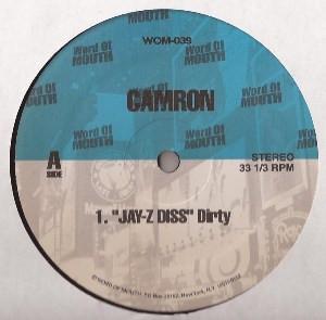

12inch Record CAMRON PAPOOSE DJ SPINBAD - Jay Z Diss Across The Tracks Fu WOM039 WORD OF MOUTH 2006 US Rap Hip-HopRB Used