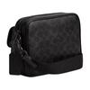 COACH CameraSignature KNOX 21 Removable Shoulder Strap Printed Artificial Leather and Calf Leather Shoulder Bag Small Men's Black
