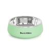 Non-Slip 304 Stainless Steel Pet Food & Water Bowl - Protects Cervical Spine, Large Diameter, Ideal for Dogs and Cats.
