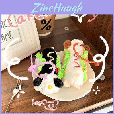 Creative Plush Food Toy Egg And Hot Dog Character With Pp Cotton For Kids And Collectors