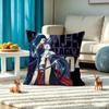 Black -L-Lagoon ANIME Square Double-Sided printed Pillow Case Bedroom Bedside Pillow Sofa Cushion Cover