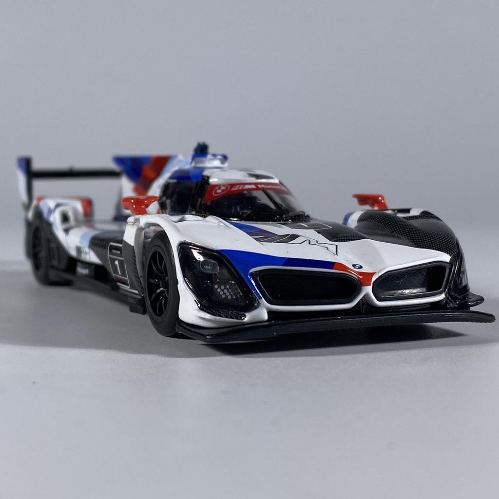 1:45 BMW M Híbrido V8 Super Corrida Liga Metálica Fundida Modelo de Carro Veículo Miniatura Clássico Simulação Coleção Decoração Feriado Menino