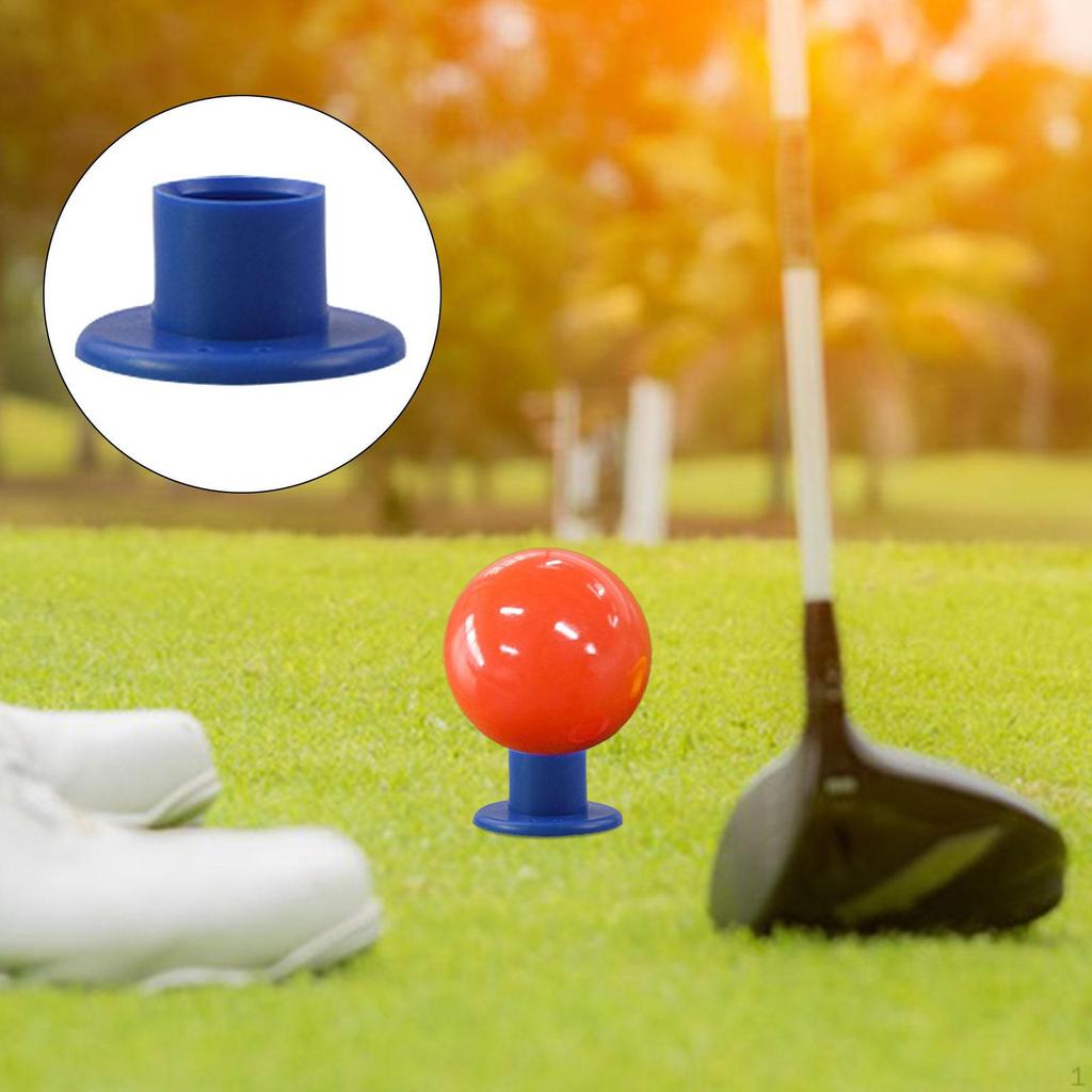 Premium Rubber Golf Tee Ball Holder Low Resistance Long Distance Park for Practicing with