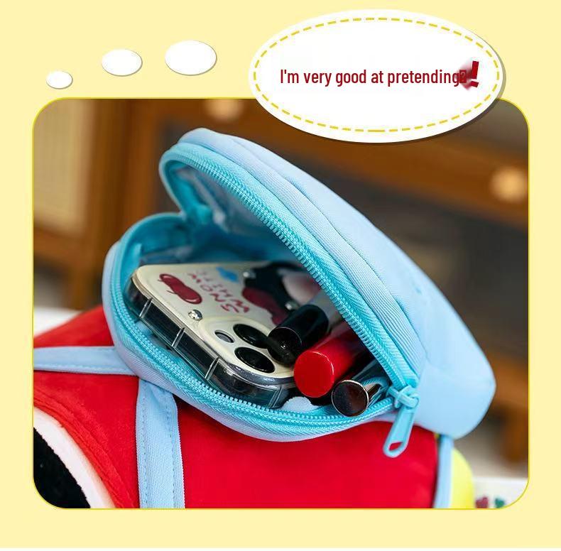 Japanese Crayon Shin-chan Cute Plush Backpack Pillow Toy - Children's Birthday Gift