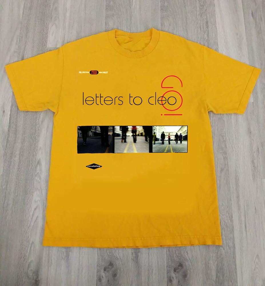 Go Album by Letters To Cleo Band Yellow T Shirt Full Size S-5XL Unisex T-Shirt XL