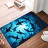 Deep Sea Shark Carpet Children's Room Ocean Theme Floor Mat Living Room Bedroom Rug Creative and Unique Home Decor