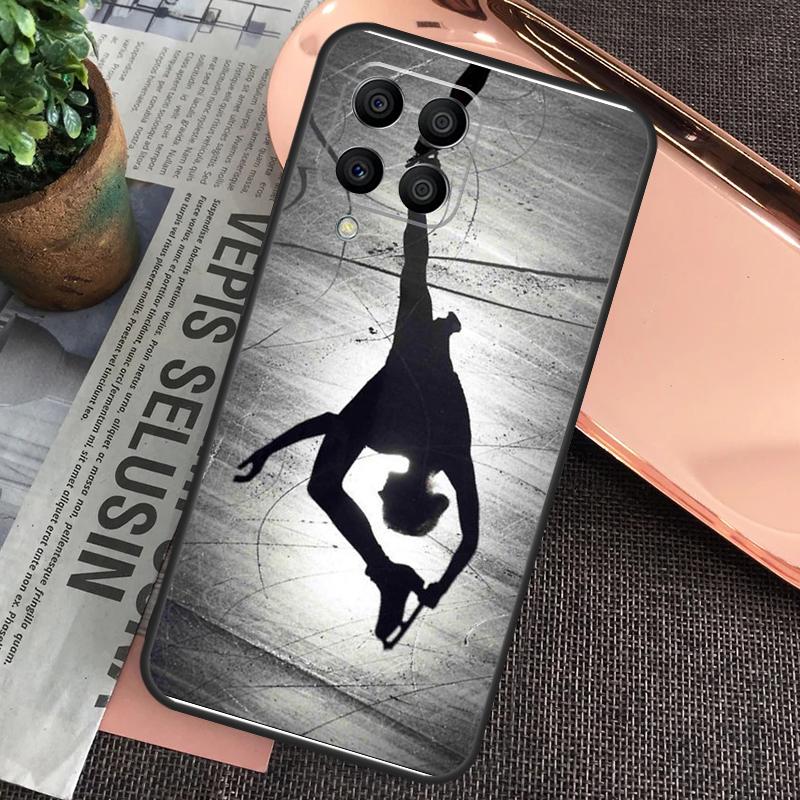 Pretty Figure Skating Dance Case For Samsung Galaxy M15 M55 M13 M23 M33 M53 M31 M51 M14 M34 M54 M20 M30s M12 M32 M52