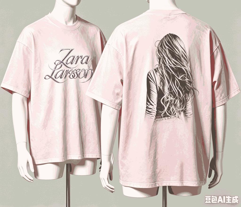 Zara Larsson For Fan Gift Tshirt Unisex Unisex Harajuku Oversized Unisex Short Sleeve Streetwear High Quality Couples Classic Soft