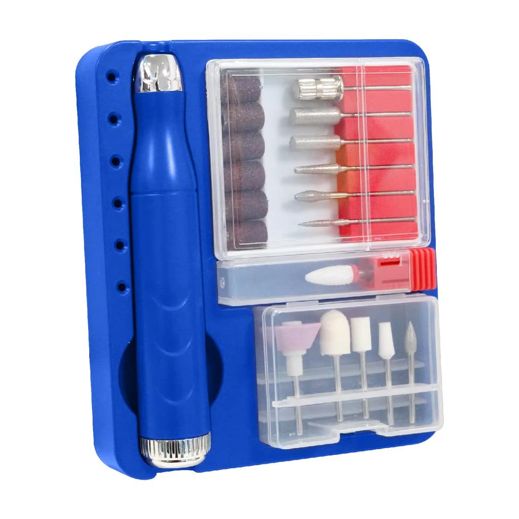 A3 Nail Drill Machine 18 000 RPM USB, 12 Bits Manicure/Pedicure Tool, Dead-Skin Callus Remover, Adjustable Speed For Home/Salon