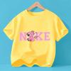 Anime Pattern Summer Girls and Boys Fashion Short Sleeved T-shirt Top