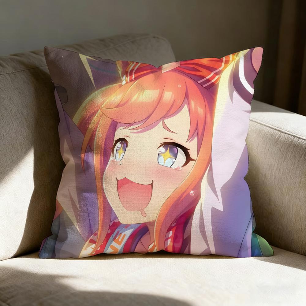 Uma Musume Agnes Digital Pillow Case Pillowcase Doublesided Printed Sofa Cushion Bedroom Headboard Pillow