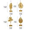 Leaf Shape Iron Jewelry Display Rack Stand New Style Earrings Necklace Bracelet Organizer Storage Holders Desktop Decor